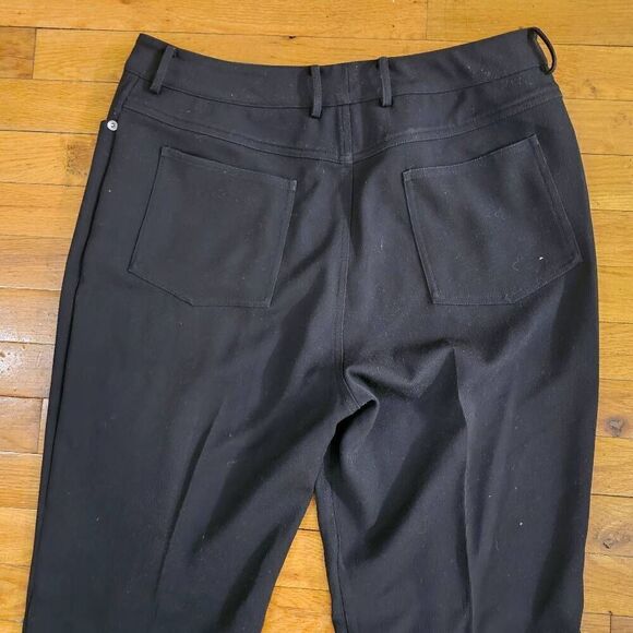 St John Sport by Marie Gray Black Pants Size 14 - Picture 6 of 10